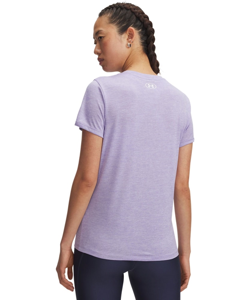 Under Armour Purple Tech Twist Crew Neck T-Shirt - Image 2 of 2