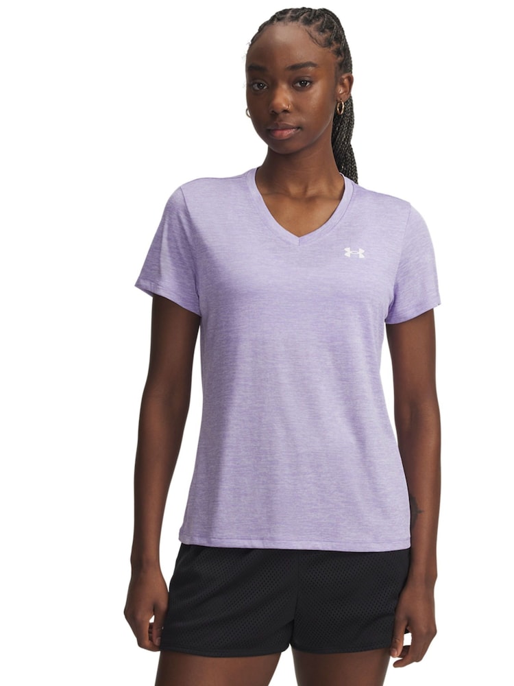 Under Armour Purple Tech V-Neck T-Shirt - Image 1 of 2 Under Armour Purple Tech V-Neck T-Shirt - Image 1 of 2