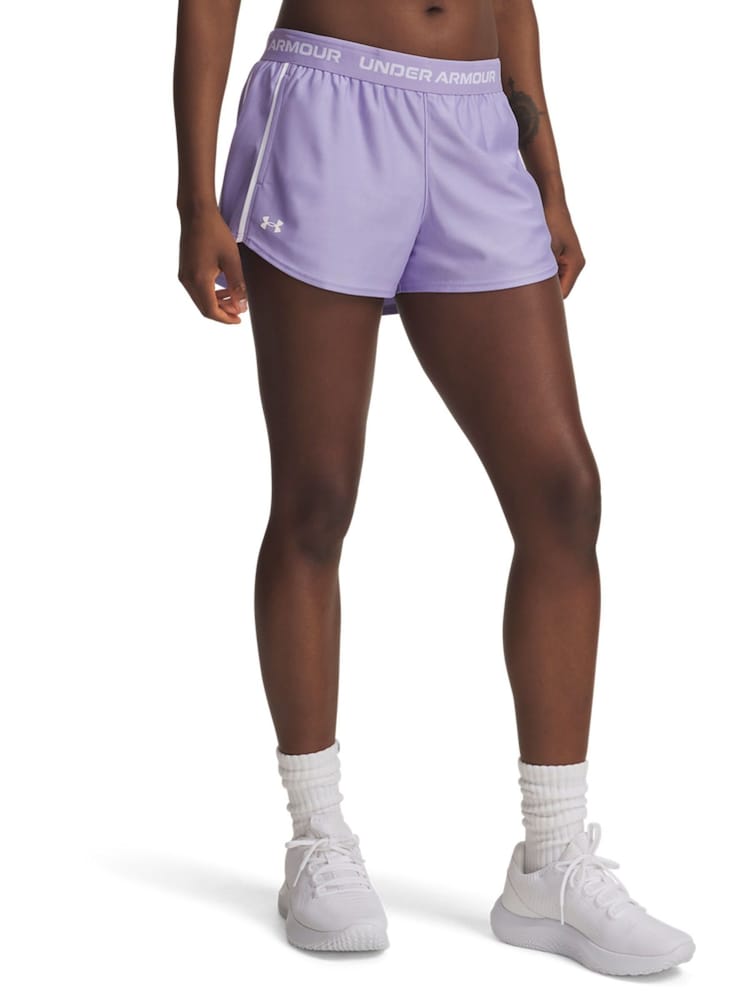 Under Armour Purple Tech Play Up Shorts - Image 1 of 3 Under Armour Purple Tech Play Up Shorts - Image 1 of 3