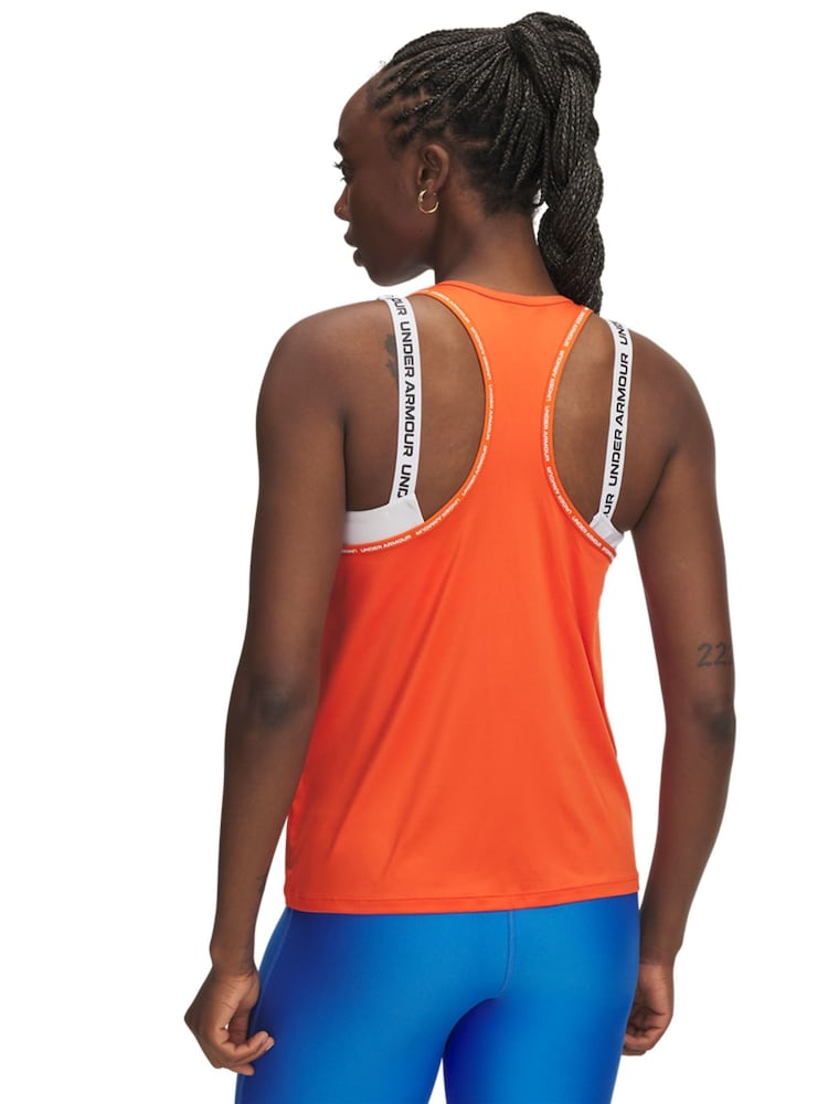Under Armour Dark Orange Tech Knockout Vest - Image 2 of 2 Under Armour Dark Orange Tech Knockout Vest - Image 2 of 2