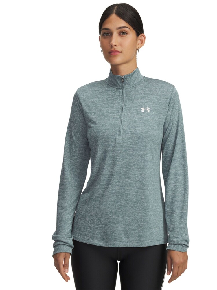 Under Armour Sky Blue Tech Twist 1/2 Zip Sweatshirt - Image 1 of 3