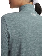 Under Armour Sky Blue Tech Twist 1/2 Zip Sweatshirt - Image 3 of 3