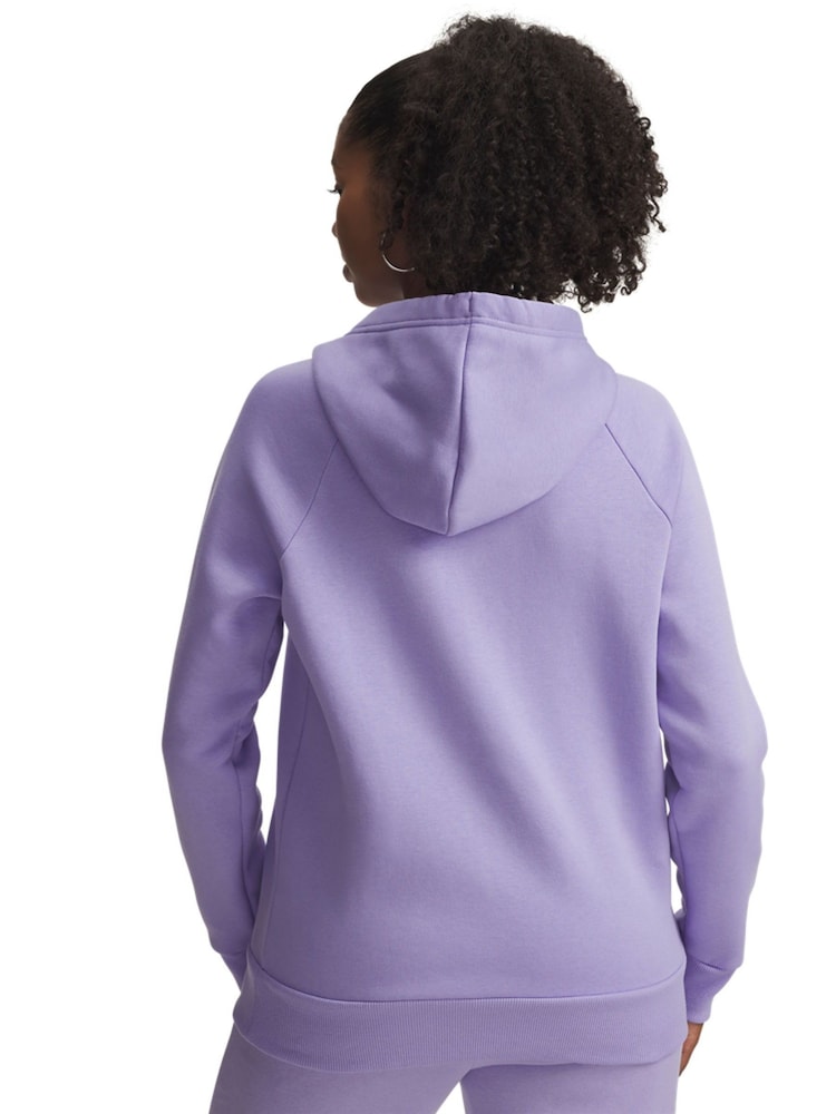 Under Armour Purple Rival Fleece Hoodie - Image 2 of 3 Under Armour Purple Rival Fleece Hoodie - Image 2 of 3