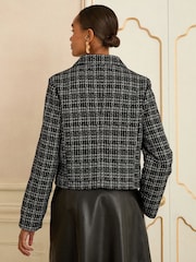 Love & Roses Mono Tweed Jacket - Imagem 2 de 4
