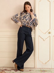 Love & Roses Animal Brushed Knit Jumper - Image 3 of 4