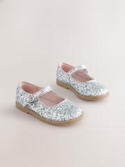 Silver Glitter Mary Jane Shoes - Image 1 of 5