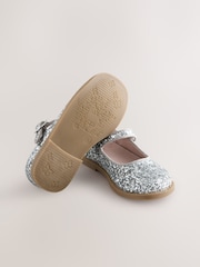 Silver Glitter Mary Jane Shoes - Image 3 of 5