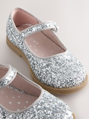 Silver Glitter Mary Jane Shoes - Image 4 of 5