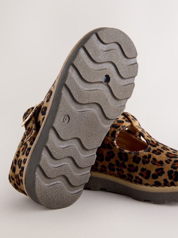 Tostado/estampado animal - Zapatos con tira en T - Imagen 5 de 5 Tostado/estampado animal - Zapatos con tira en T - Imagen 5 de 5