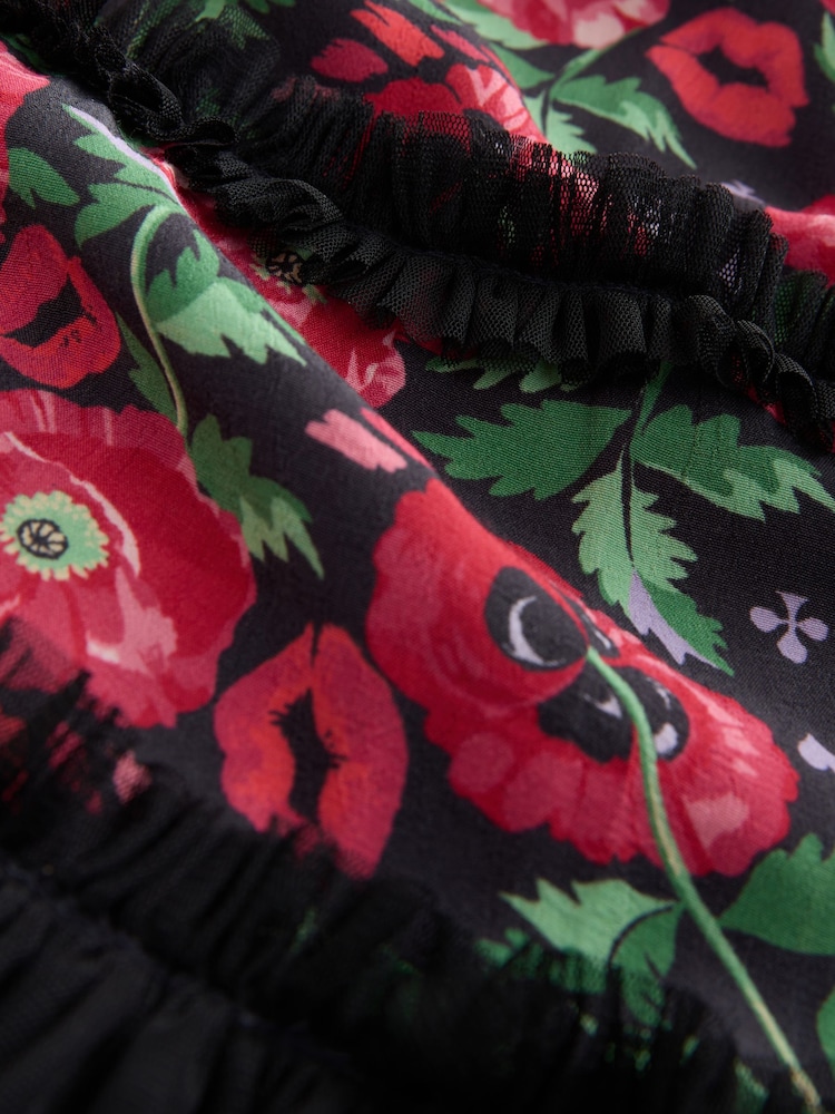 Cath Kidston Black Roses Tea Dress - Image 11 of 11