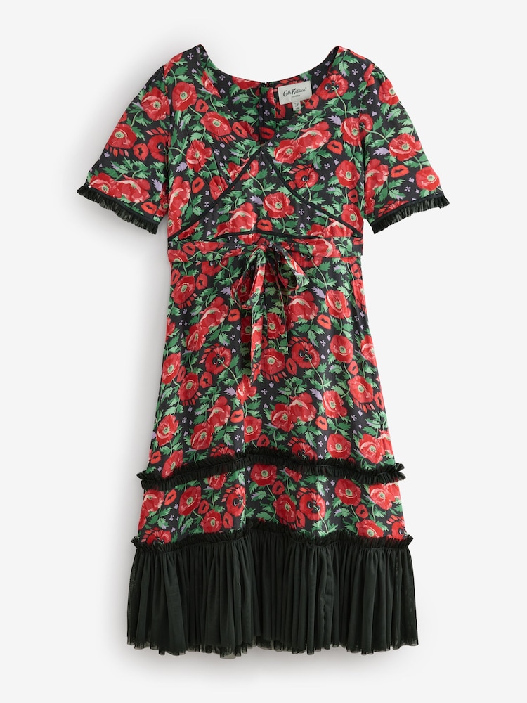 Cath Kidston Black Roses Tea Dress - Image 6 of 6