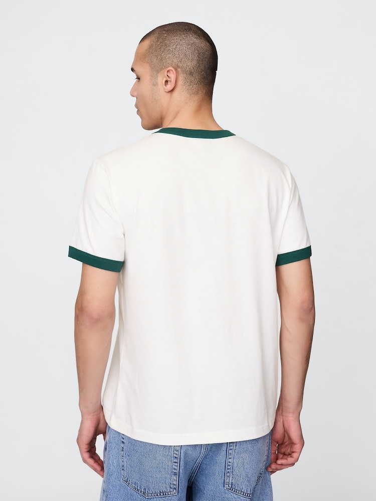 Кремовый - Gap Oasis Graphic T-Shirt - Image 2 of 5