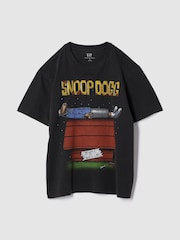 Gap Black Heavyweight Boxy Snoop Dogg Graphic T-Shirt - Image 1 of 3