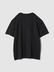 Gap Black Heavyweight Boxy Snoop Dogg Graphic T-Shirt - Image 2 of 3