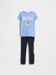 Gap Blue Buzz Lightyear Disney Short Sleeve Pyjama Set (6mths-5yrs) - Image 1 of 3
