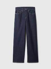 Gap Dark Indigo Blue Mid Waisted 90s Loose Jeans - Image 8 of 9