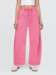 Gap Pink Mid Rise UltraSoft Easy Horseshoe Jeans - Image 1 of 7