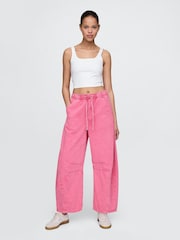 Gap Pink Mid Rise UltraSoft Easy Horseshoe Jeans - Image 4 of 7