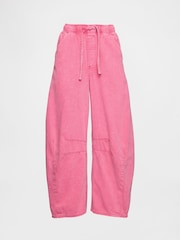Gap Pink Mid Rise UltraSoft Easy Horseshoe Jeans - Image 6 of 7