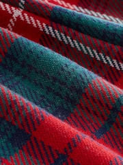 Red/Green Check Textured Barrel Leg Trousers (3mths-7yrs) - Image 8 of 8
