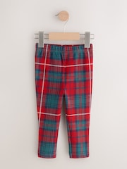 Red Check Leggings (3mths-7yrs) - Image 4 of 7