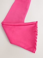 Bright Pink Rib Flare Leggings (3mths-7yrs) - Image 8 of 8