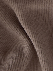 Chocolate Brown Rib Flare Leggings (3mths-7yrs) - Image 5 of 6