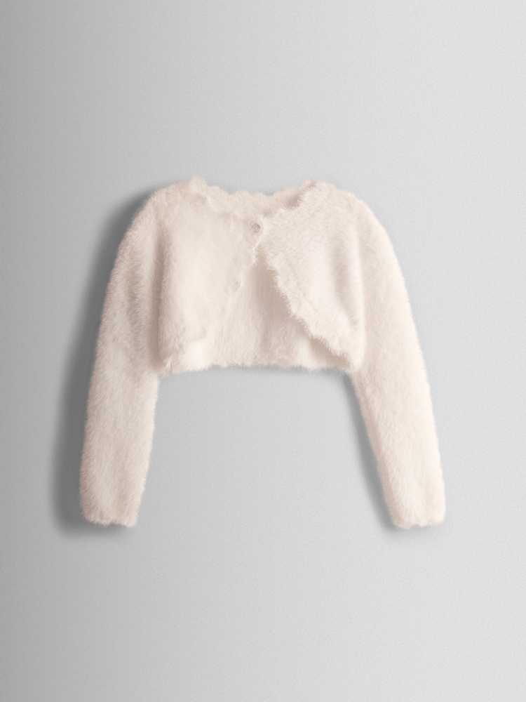 JoJo Maman Bébé Cream Bolero Cardigan - Image 1 of 3