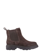 Hush Puppies Raya 2 Leather Chelsea Black Boots - Image 1 of 7