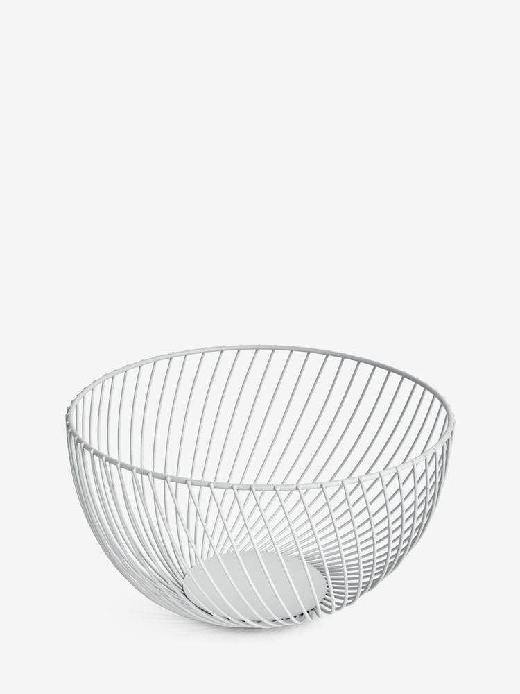 Grey Moderna Wire Fruit Bowl - Image 4 of 4 Grey Moderna Wire Fruit Bowl - Image 4 of 4