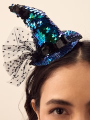 Black/Green Witches Hat Headband - Image 7 of 7