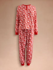 Cath Kidston Red Magic Animal Twosie Pyjamas - Image 6 of 9