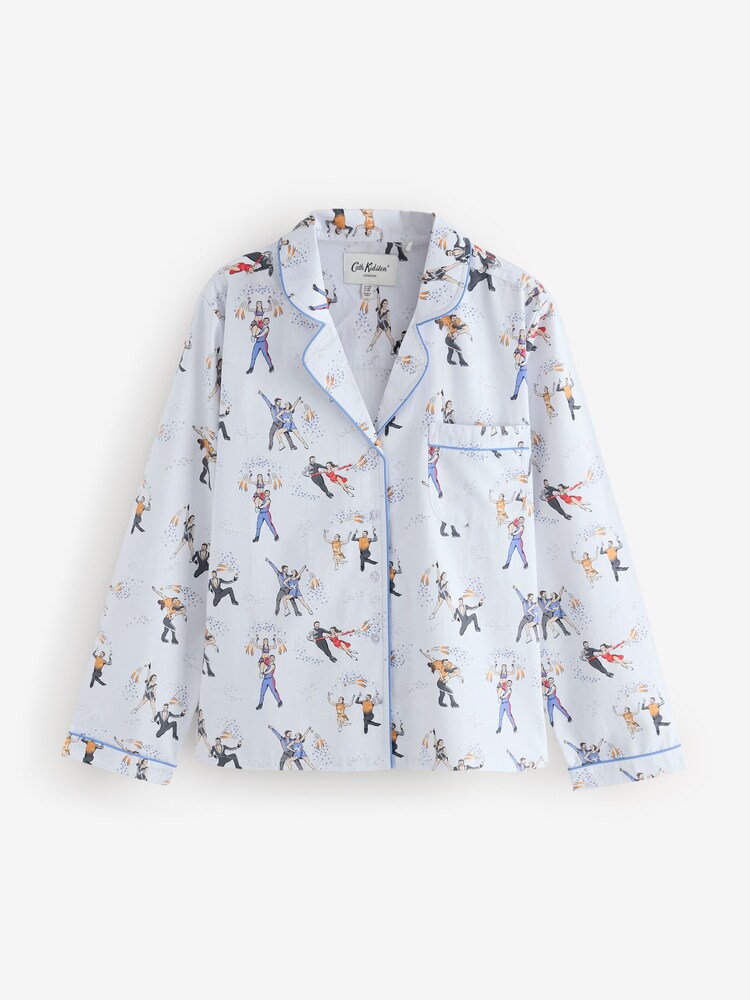 Cath Kidston Blue Lilah and Lewis Button Through Pyjamas - Image 2 of 6