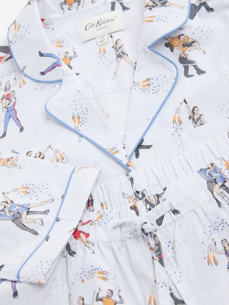 Cath Kidston Blue Lilah and Lewis Button Through Pyjamas - Image 6 of 6