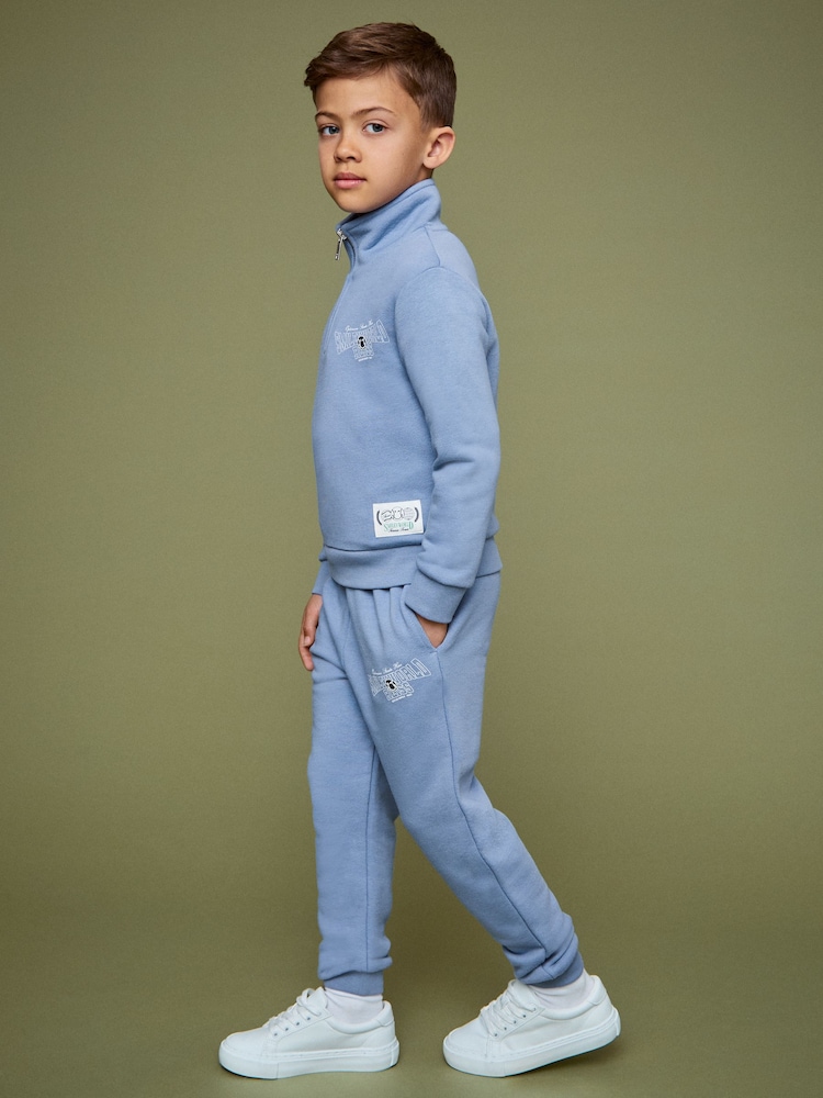Reiss Blue 13-14 yrs SmileyWorld | Reiss Cuffed Joggers Unisex Fit - Image 5 of 6