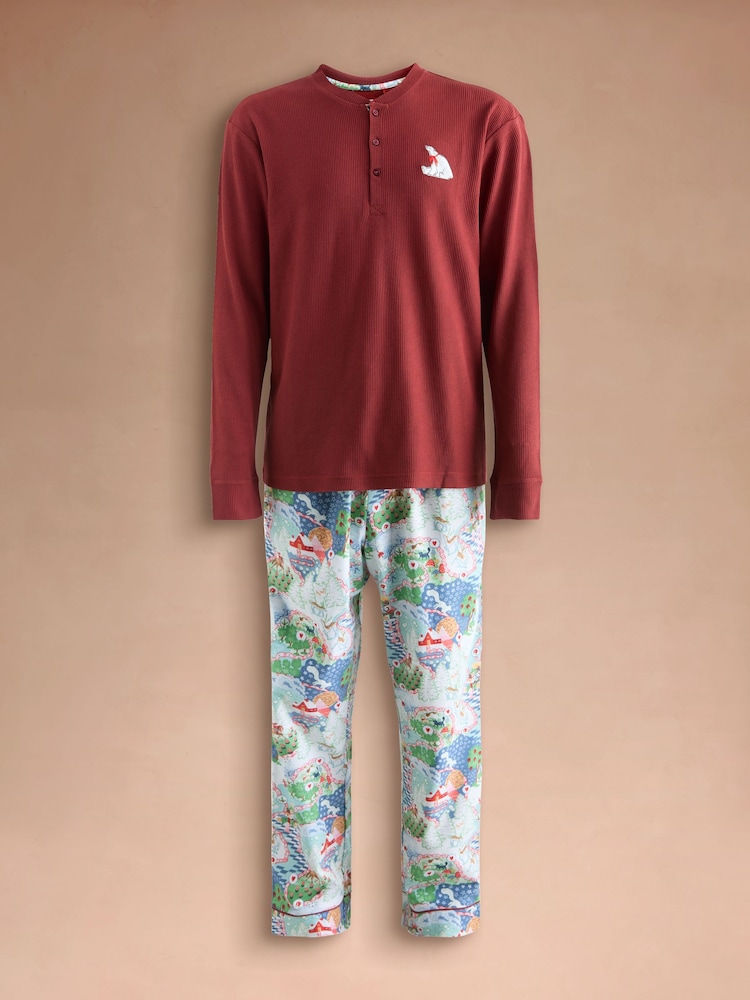 Cath Kidston Christmas Journey Mens Pyjamas - Image 1 of 4