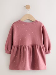 Rose Pink Deer Embellished Sweat Dress (3mths-7yrs) - Image 6 of 8