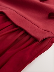 Red Bow Sweat Party Dress (3mths-7yrs) - Image 4 of 4