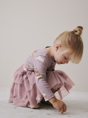 Purple Chracter Tutu Skirt Party Dress (3mths-7yrs) - Image 4 of 8