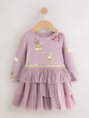 Purple Chracter Tutu Skirt Party Dress (3mths-7yrs) - Image 5 of 8