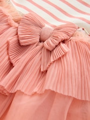 Pink Bow Long Sleeve Tutu Dress (3mths-7yrs) - Image 3 of 4