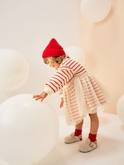 Christmas Bear Mesh Sweat Party Dress (3mths-7yrs) - Image 4 of 8