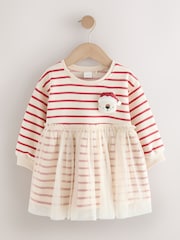 Christmas Bear Mesh Sweat Party Dress (3mths-7yrs) - Image 5 of 8