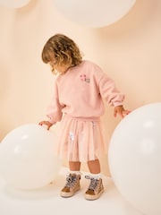 Pink Christmas Long Sleeve Top and Skirt Set (3mths-7yrs) - Image 1 of 9