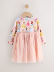 Pink Disney Princess Mesh Party Dress (3mths-7yrs) - Image 2 of 4