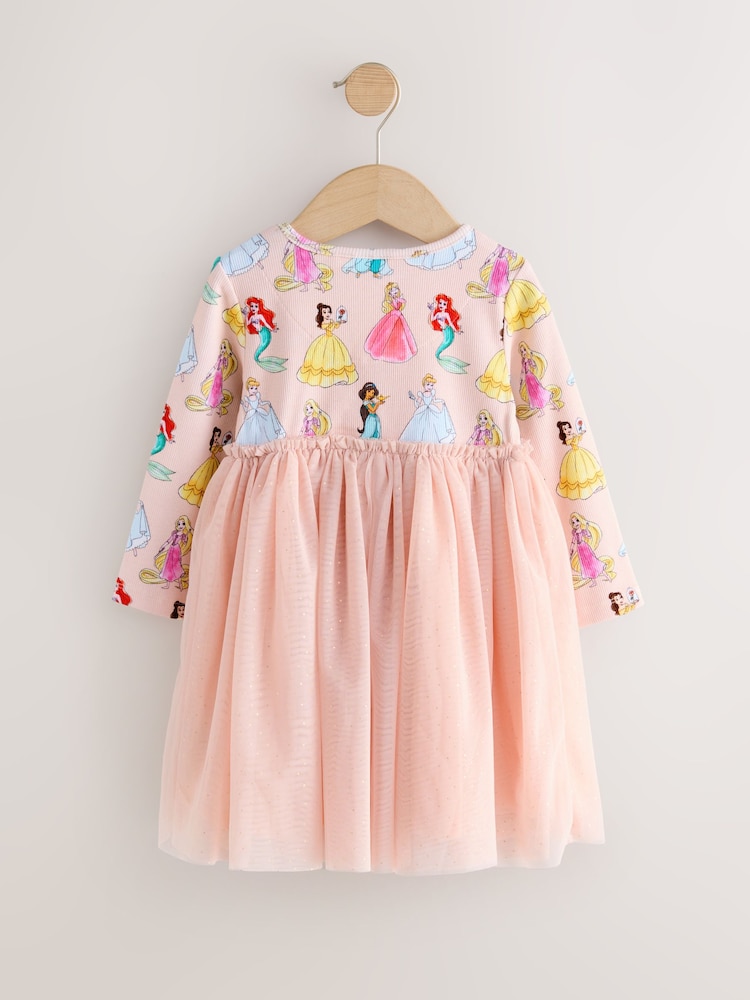 Pink Disney Princess Mesh Party Dress (3mths-7yrs) - Image 2 of 4 Pink Disney Princess Mesh Party Dress (3mths-7yrs) - Image 2 of 4