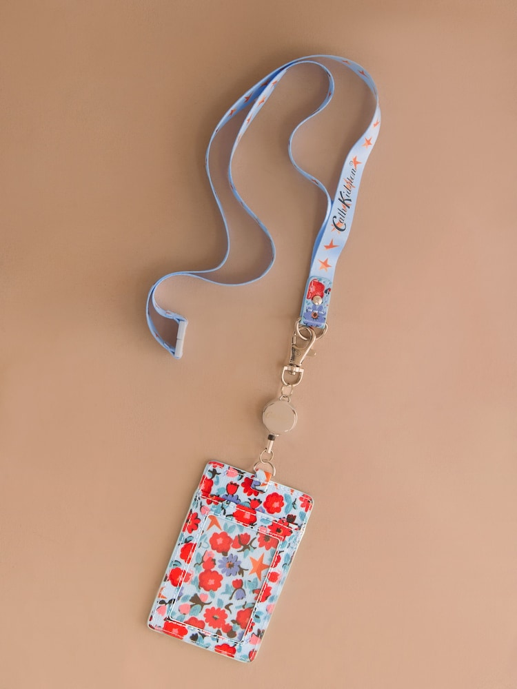 Blauer Faltstern mit Ditsy-Muster - Cath Kidston – Schlüsselband - Bild 1 von 3
