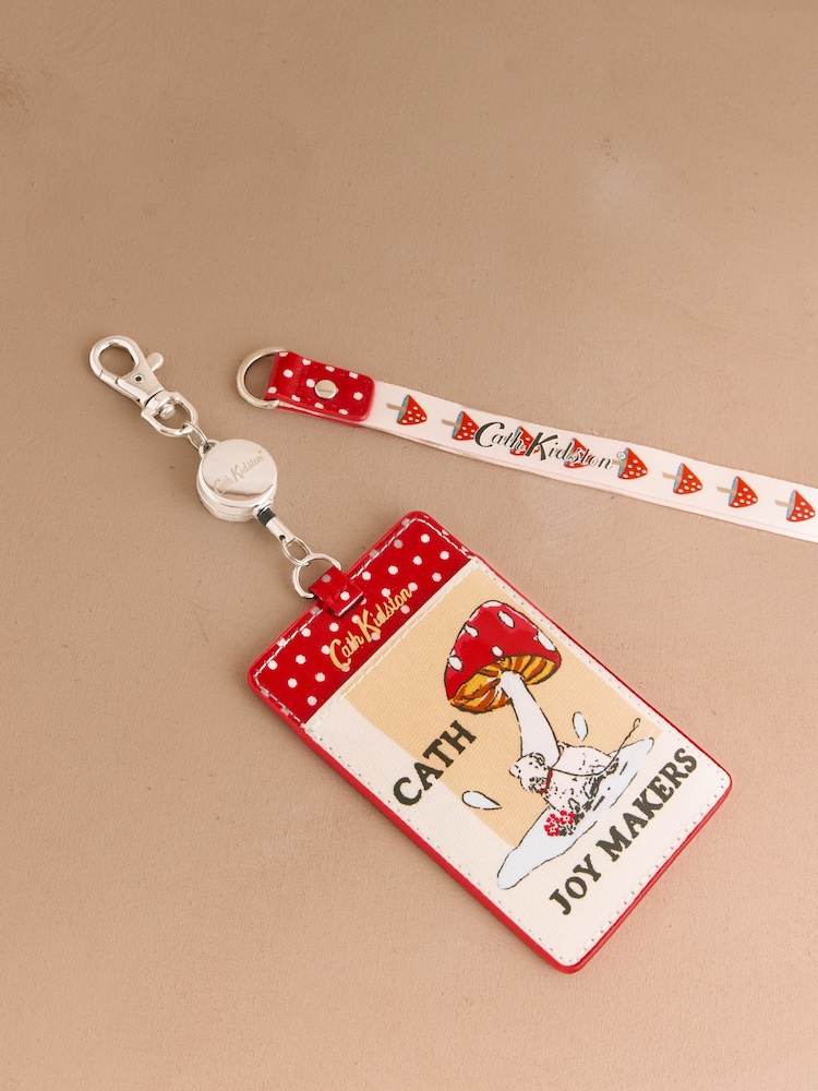 Cath Kidston Green Mushroom Lanyard - Image 2 of 3