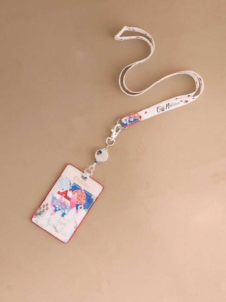 Cath Kidston Christmas House Lanyard - Image 1 of 3 Cath Kidston Christmas House Lanyard - Image 1 of 3
