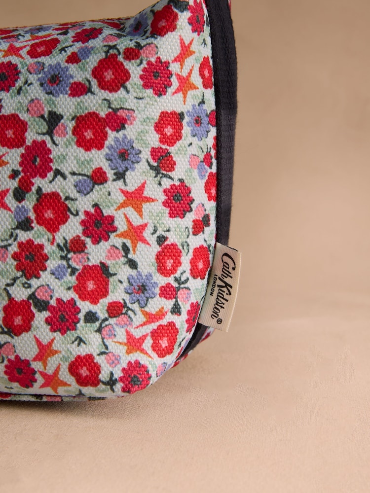 Cath Kidston Blue Folding Star Ditsy Clip Top Travel Bag - Image 2 of 4